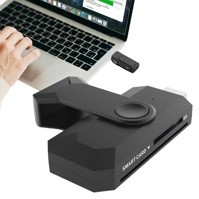 Card Reader USB 3.0 USB 4-In-1 TF Card Reader For Tablets Computers Laptops Quick Data Reader Multi Card Reader Writer