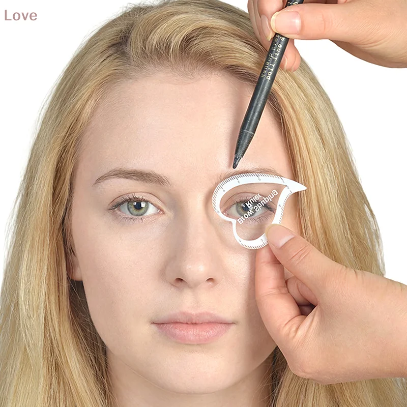 

[L & P] 1 шт. линейка для картирования бровей, инструмент для формирования, дизайн для быстрого рисования, трафарет для бровей для микроблейдинга, перманентного макияжа