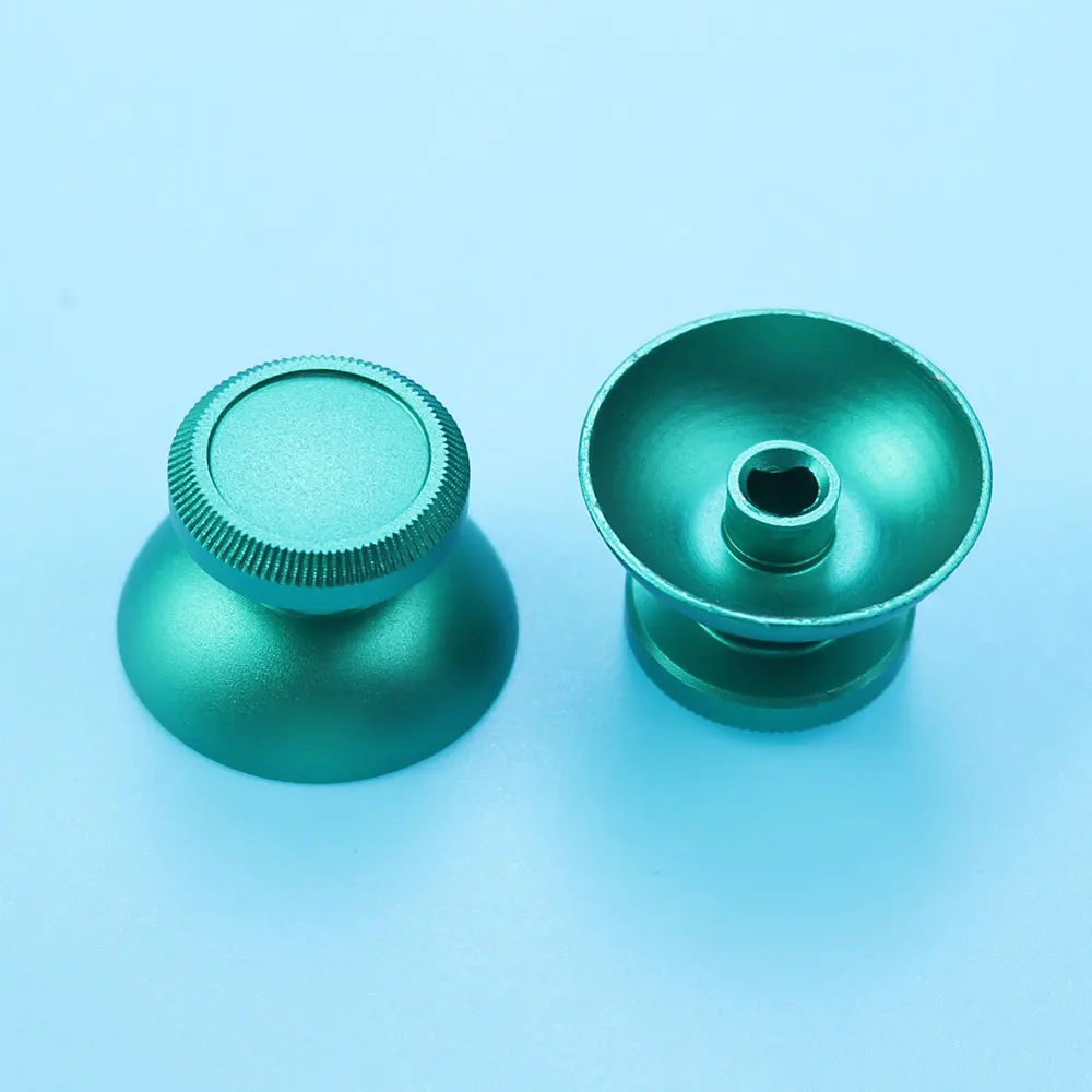 1 pz per PS4 PRO Slim Controller Game sostituzione alluminio Thumbstick 9mm Bullet Button & Metal Remote Stick Cap Parts