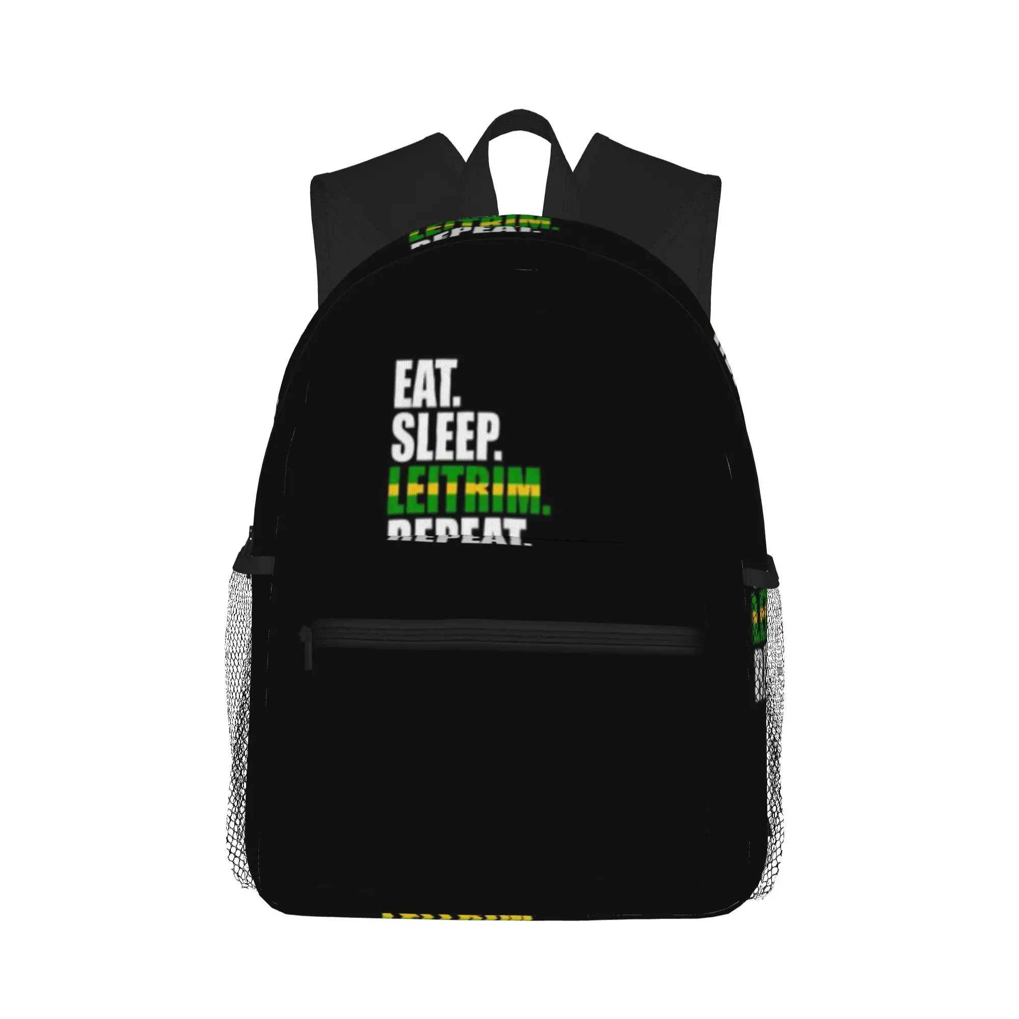 Leitrim Ireland Eat Sleep Leitrim Repeat  Casual Backpack for Students and Adults Travel backpack