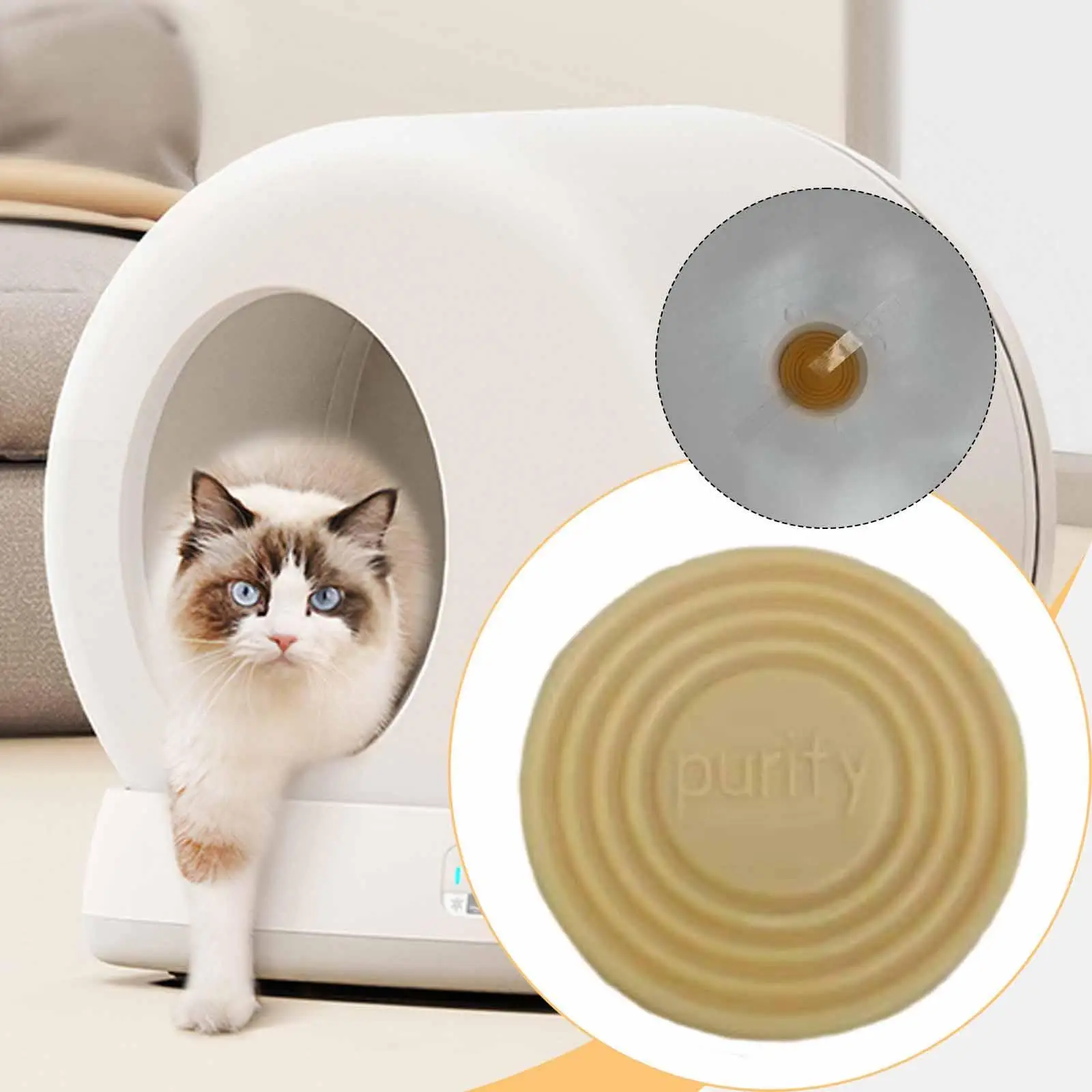 Self Cleaning Cat Litter Box Rubber Plug Leakproof Stopper Smart Accessory for X30 PJ039 Automatic Cat Litter Box Parts