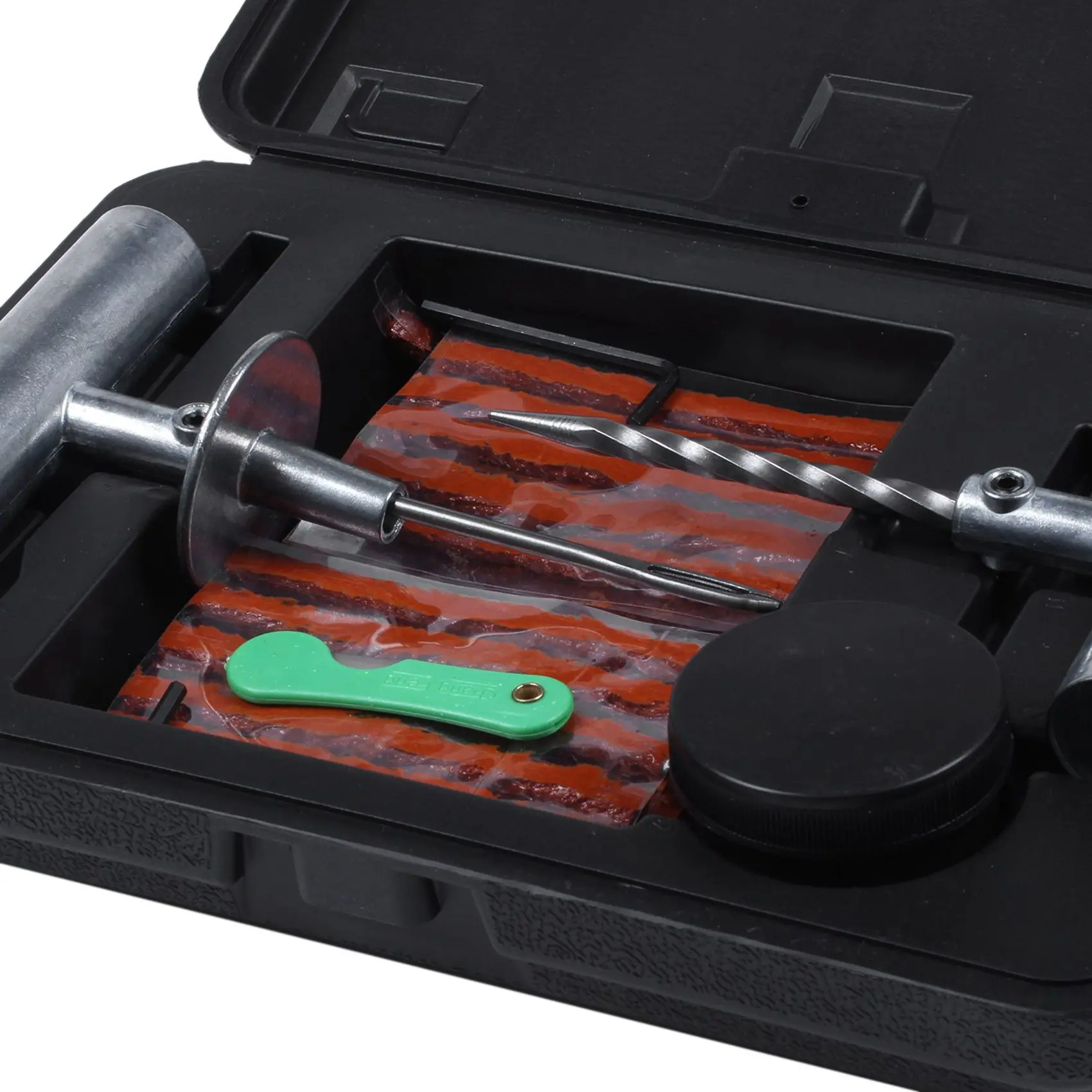 2 Set Car Tire Repair Kit Car Van Motorcycle Bike Tire Repair Tools Emergency Tubeless Tire Puncture Repair Kit