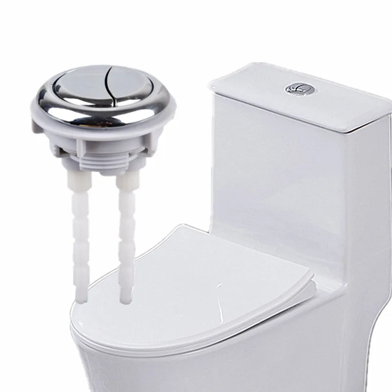 1PC 58mm Toilet Flush Button Dual Flush Toilet Round Button Water Saving Valve Closestool Tank Switch Press Bathroom Accessories