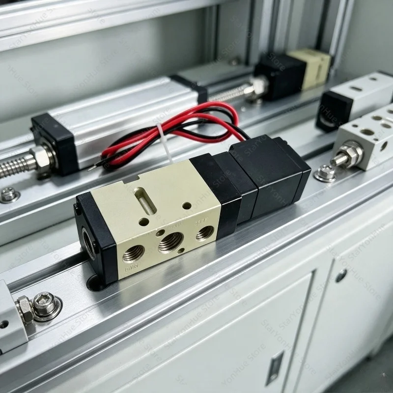 5/2 Way Pneumatic Solenoid Valve, Air Directional Control Valve AC220V DC24V, Industrial Automation Parts