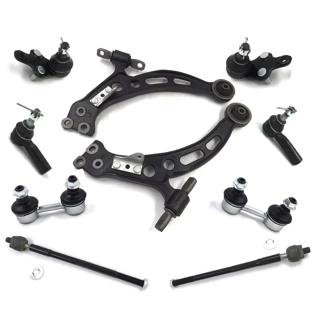 

AzbuStag 10Pcs Front Lower Control Arm Sway Bar Link Tie Rod Suspension Kits for TOYOTA CAMRY AVALON LEXUS ES300 1992-1996