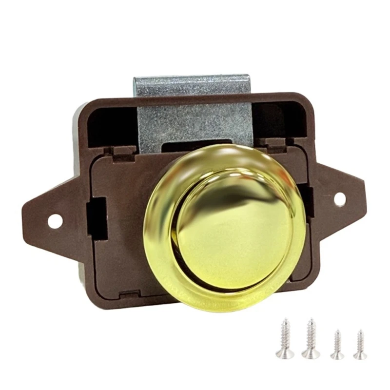 Keyless Door Lock for Campers Furniture Cupboard Push Latches Furniture Hardware