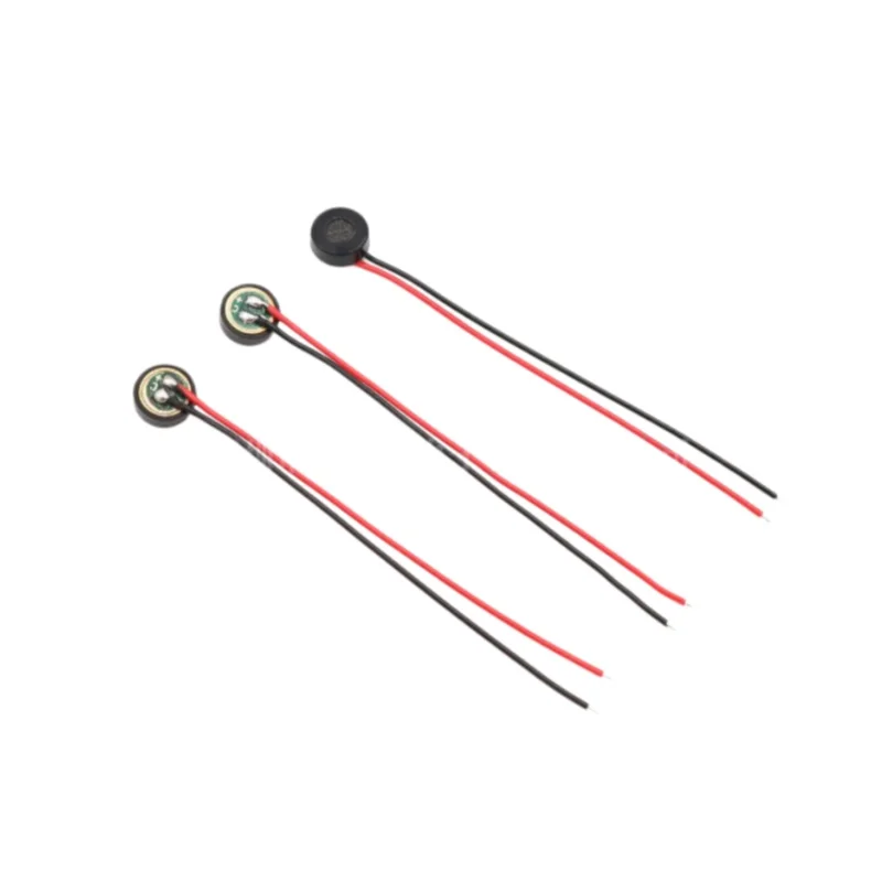 10pcs/Lot 4015 Microphone With Lead 4*1.5mm Solder Wire And Rubber Sleeve High Sensitivity MIC The Wiring Length Can Be Custom