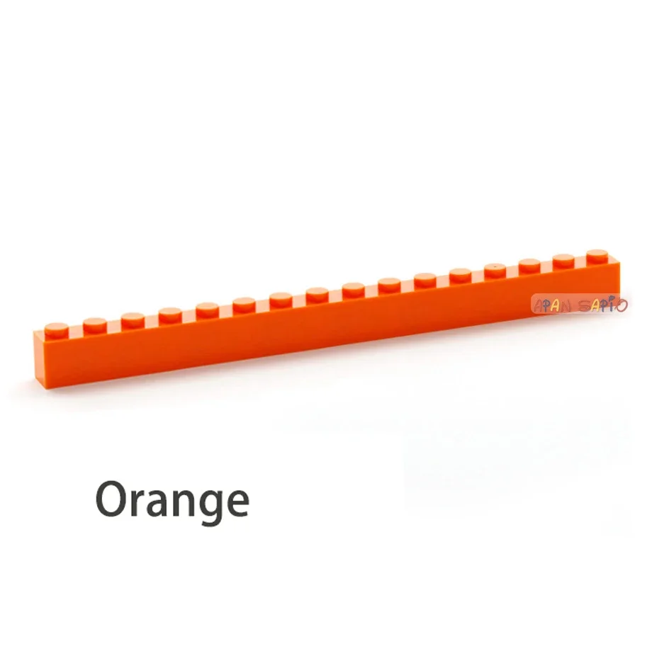 10PCS DIY Bausteine 1x16 Punkte Dicke Zahlen Bricks Pädagogisches Kreative Größe Kompatibel Mit Marken Spielzeug für Kinder 2465