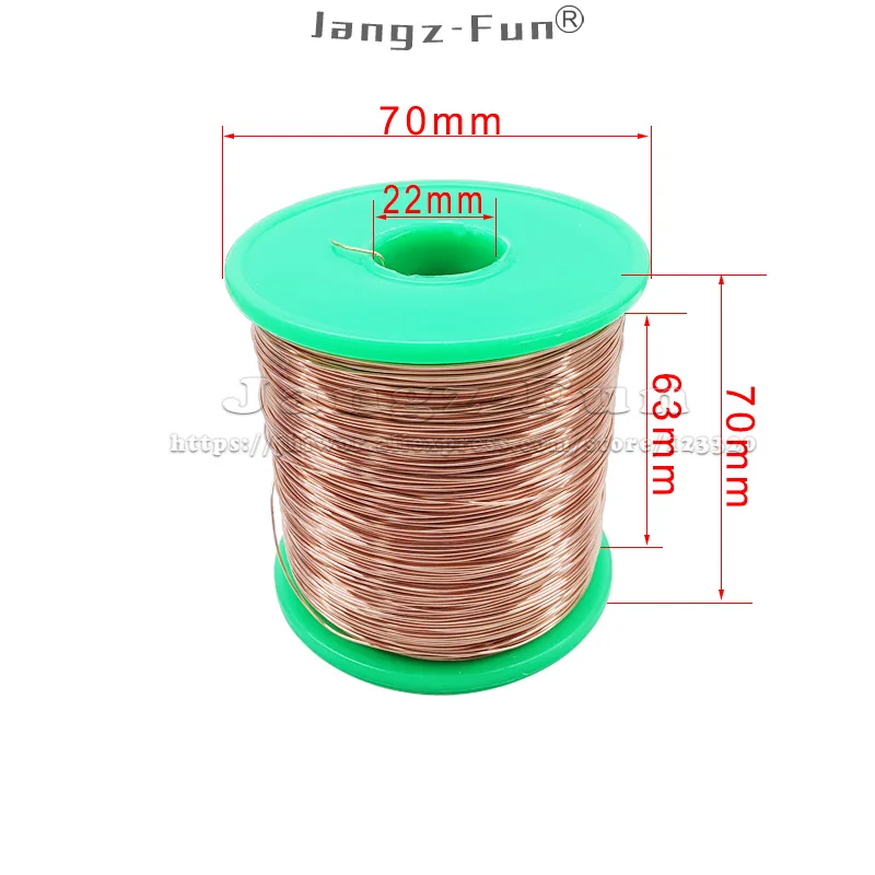 1 kg Kilogram Polyurethane Enameled Copper Wire Varnished Φ 0.4 0.45 0.5 0.55 0.6 1.0 1.2 mm QA-1/155 2UEW For Transformer Wire