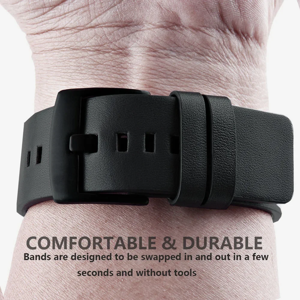 새로운 정품 가죽 시계 밴드 스트랩 퀵 릴리스 시계 빈티지 밴드 18mm/20mm/22mm/24mm 수제 시계 밴드