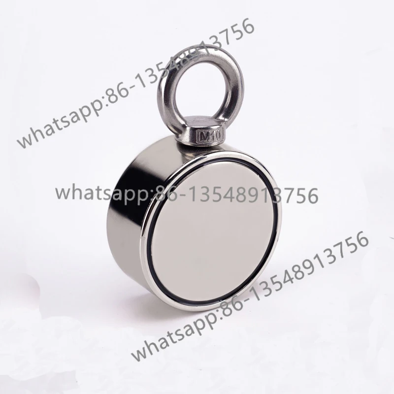 

600 кг D94 мм двухсторонний неодимовый магнит для рыбалки, металлический сильный магнит, пятно