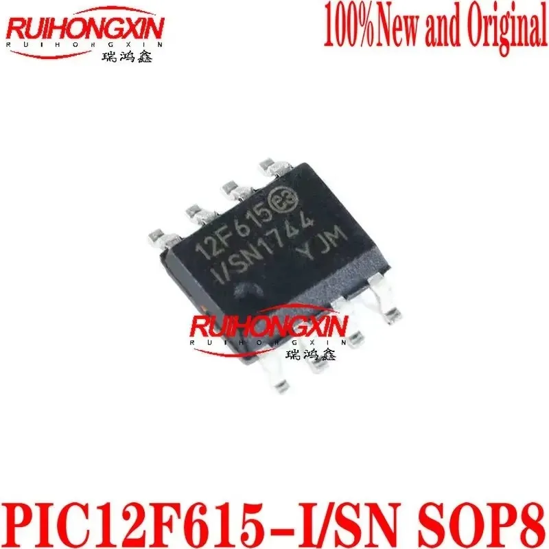 Brand new original PIC12F615-I/SN SMD SOIC-8 microcontroller/8-bit chip 12F615