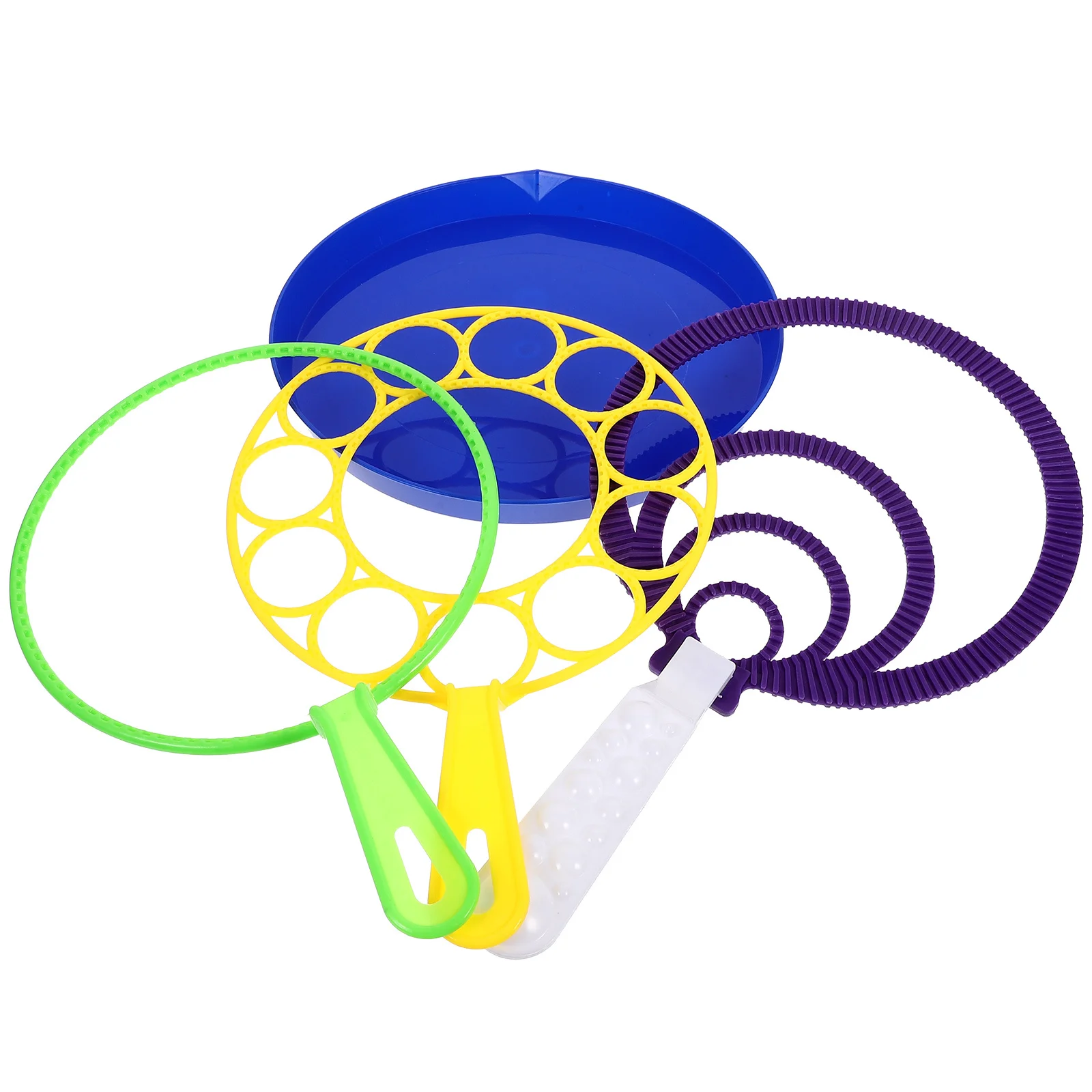 Kit d'anneaux à bulles, 1 ensemble, souffleur de bulles Portable créatif pour enfants, parc de jeu en plein air, cadeaux de fête dans le jardin, jeu d'activités amusant