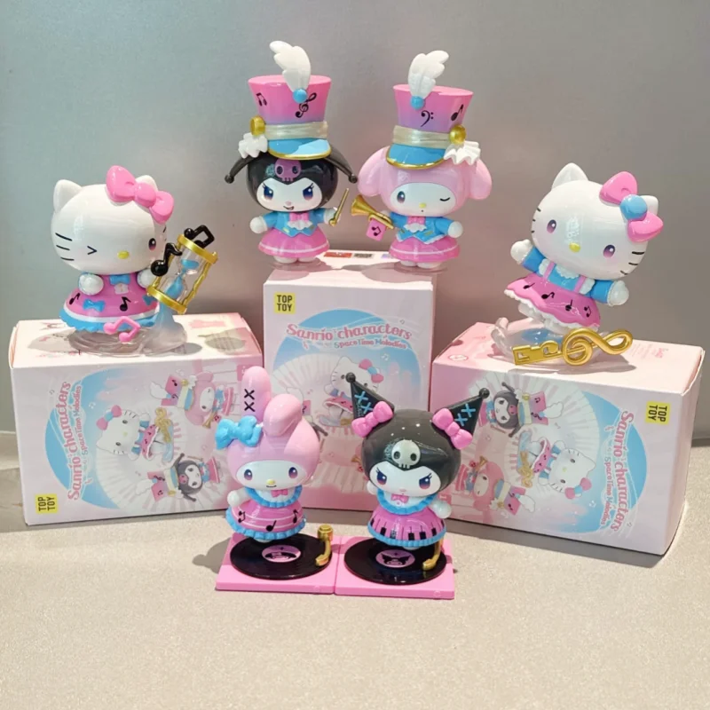 

Оригинальная коллекционная фигурка Sanrio Family Time Space Movement Blind Box: Hello Kitty, My Melody, Kuromi. Подарок на день рождения, декор для рабочего стола.