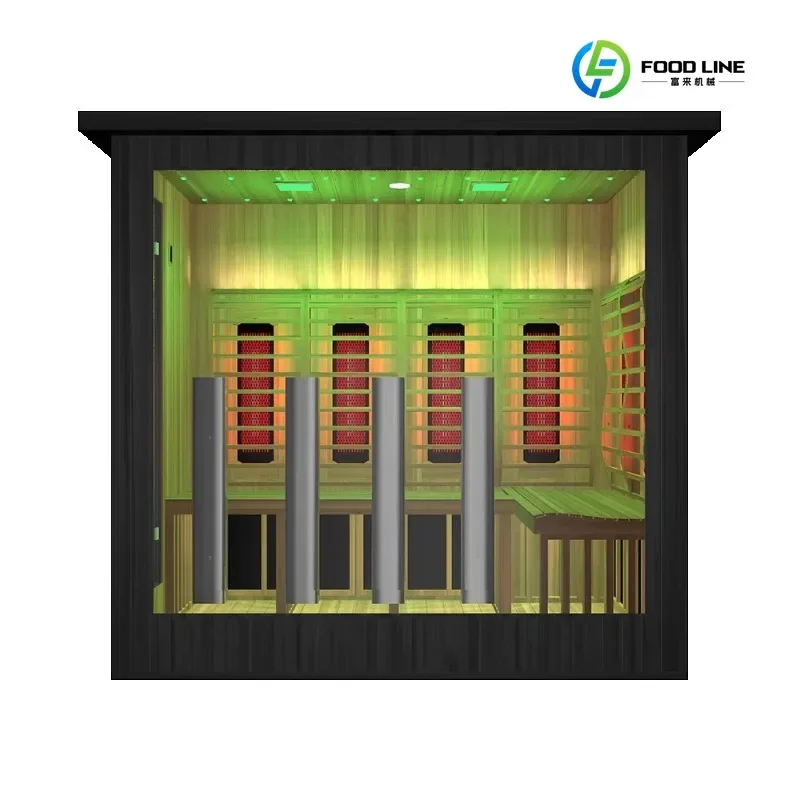 FL Factory Customized Single Outdoor Sauna for Garden Villa Electric Sauna Room