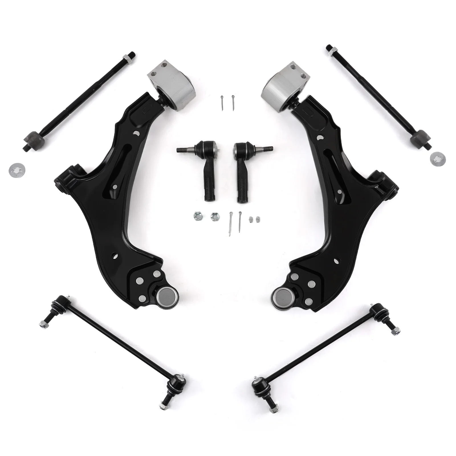 

Front Lower Control Arms Sway Bar Link Tie Rods For Chevy Equinox 2005 2006 2007