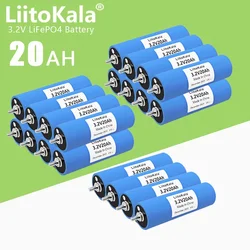 20pcs LiitoKala 3.2V 20AH 3C Battery pack LiFePo4 Lithium for diy 12V E-bike Scooter Wheel Chair AGV Car Golf Carts Batterie