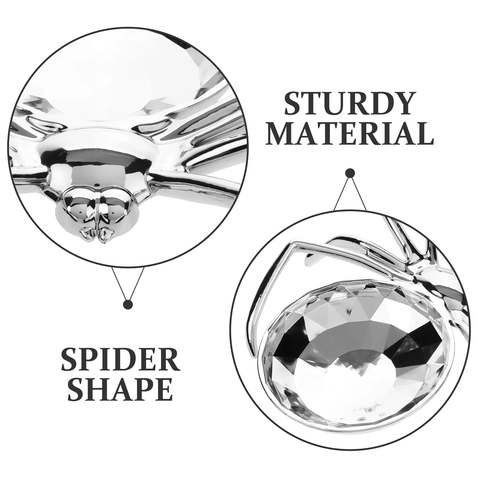 

Creative Spider Shaped Fruit Plate Halloween Snack Storage Tray Dish Sweets Serving Reusable Kitchen Accessory