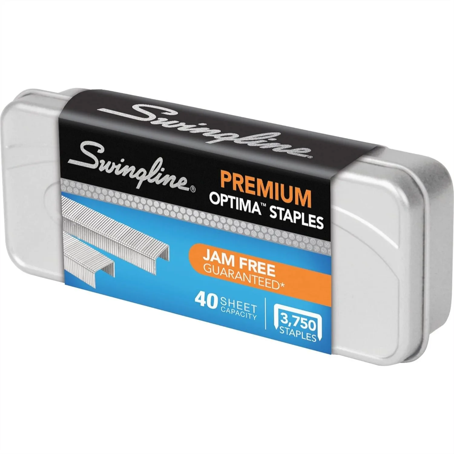 Staples for Desktop Staplers, 1/4" Length, 210/Strip, 3750/Box, Jam-Free Design, for Optima Staplers