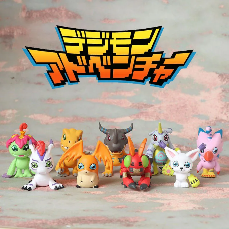 

9pcs/set Digimon Digimon Adventure Anime Figure Model PVC Collection Ornaments Statue Dolls Birthday Toy Gifts Christmas Gifts