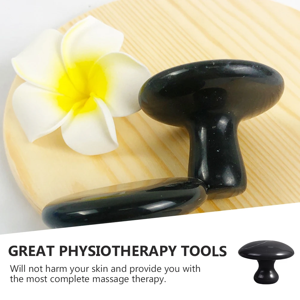 

1pc Volcanic Stone Massage Board Gua Sha Scraping Plate Body Massager Spa Face Back Stress Relief Lymph Flow