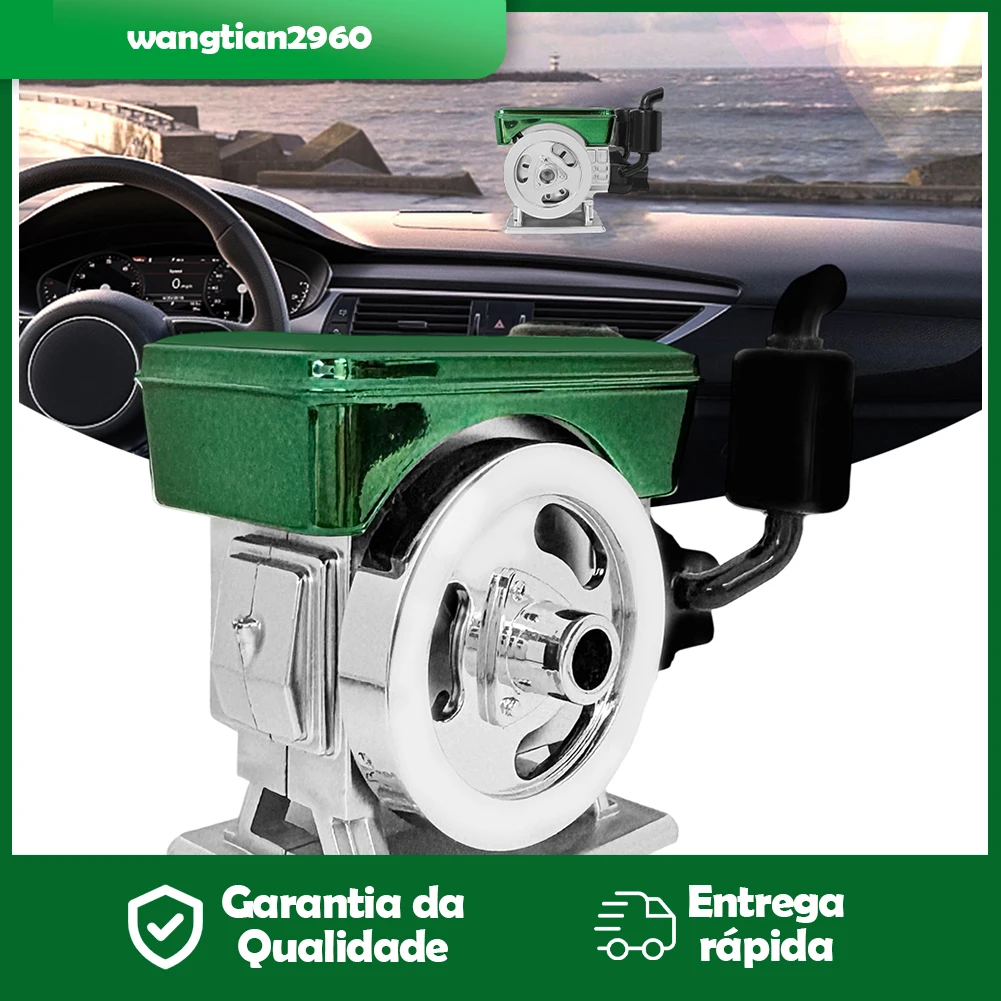 Car Diffuser Solar Powered Rotating Car Purifier Simulated  Engine Aromatherapy Solar Aromatherapy Car Air Freshener