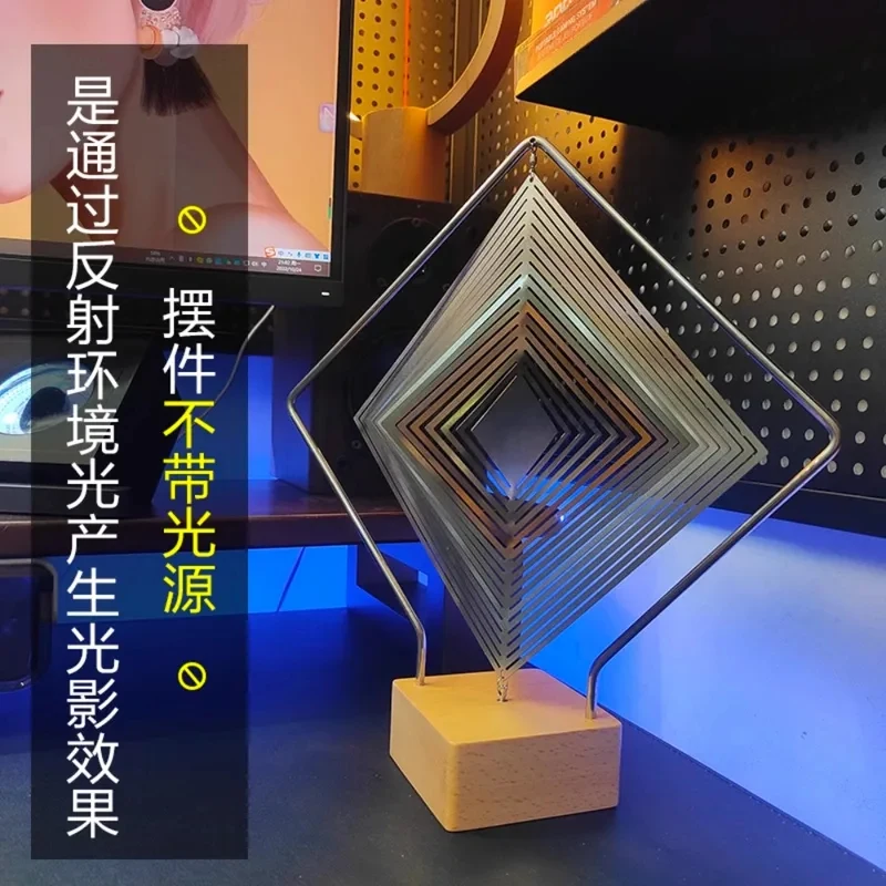 mechanical square wave ornament decorative tle with gifts