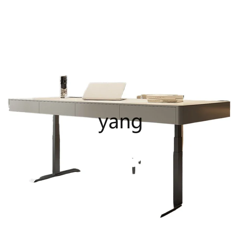 

LTT minimalist light luxury smart lifting desk home living room study table