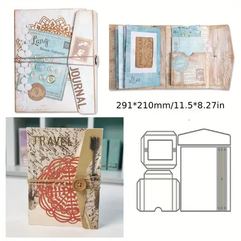 New 2025 Pattern Metal Cutting Dies DIY Scrapbooking Photo Diary Notebook Decoration Compression Mold