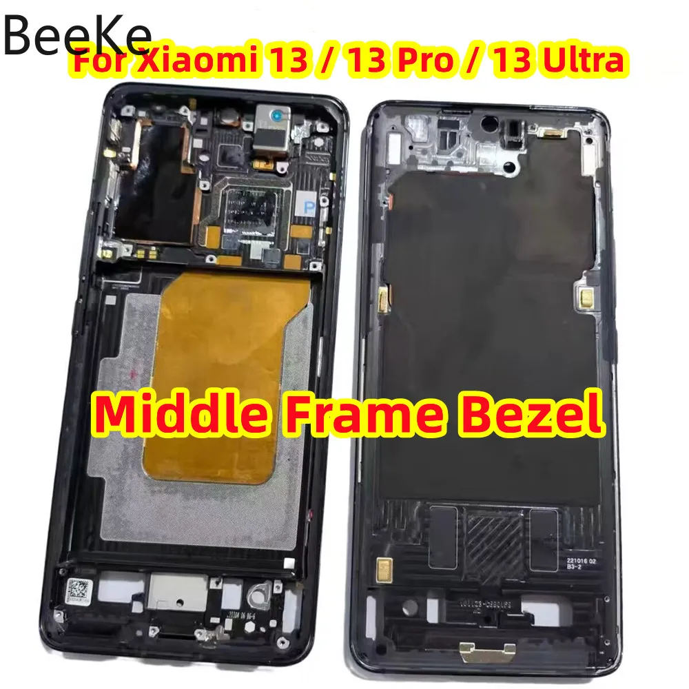 Repair For Xiaomi 13 Pro Mi 13 Ultra 5G 13t Middle Frame LCD Display Bezel Holder Front Screen Mid Plate Housing Replace Parts