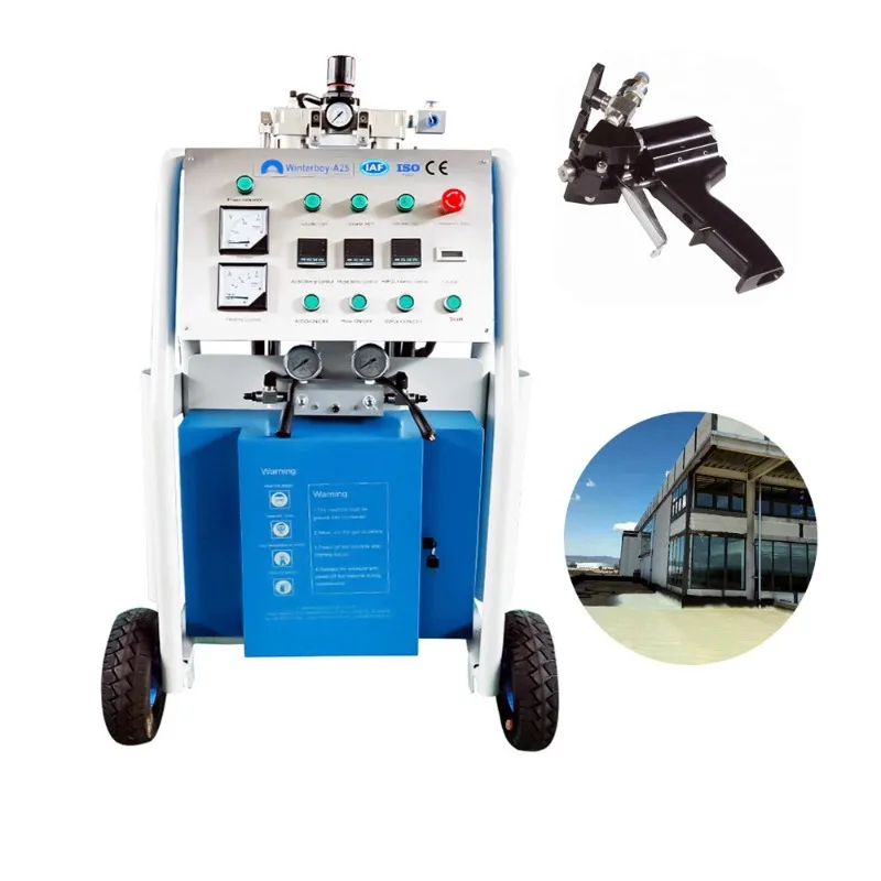 Factory Direct Wholesale Pneumatic Polyurethane Foam Machine Industrial Coating Equipment Equipment With Heated Hose Spray Gun