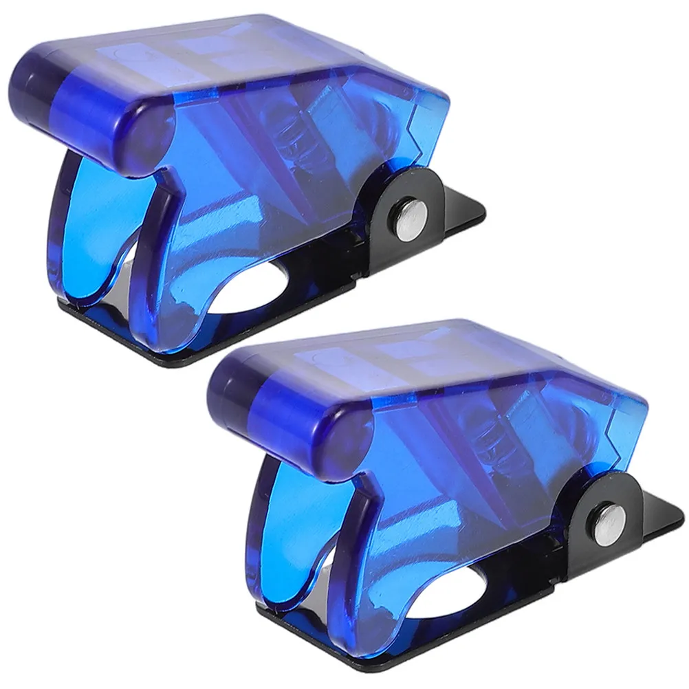 

2 шт. Прозрачные защитные накладки для тумблерных переключателей, усиленные, для защиты электрических выключателей в суровых условиях