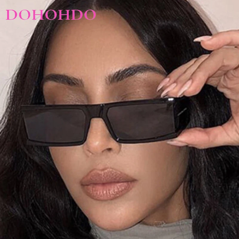 

Punk Personality Rectangle Frame Women Sunglasses Luxury Design Cool Men Sunglass Outdoor Driving Travel Windproof Goggles UV400