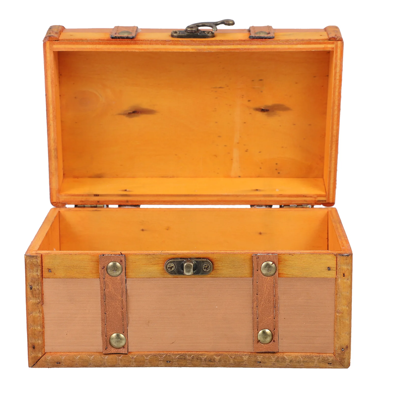 

Wooden Storage Box Organizer Vintage Decor Chest Decorative Boxes with Lids Small Display Case