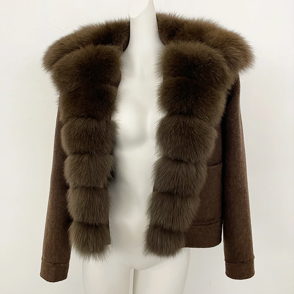 OFTBUY Kahverengi Kaban Yün ve - Wool Blend Coat incelemesi ve fiyatı