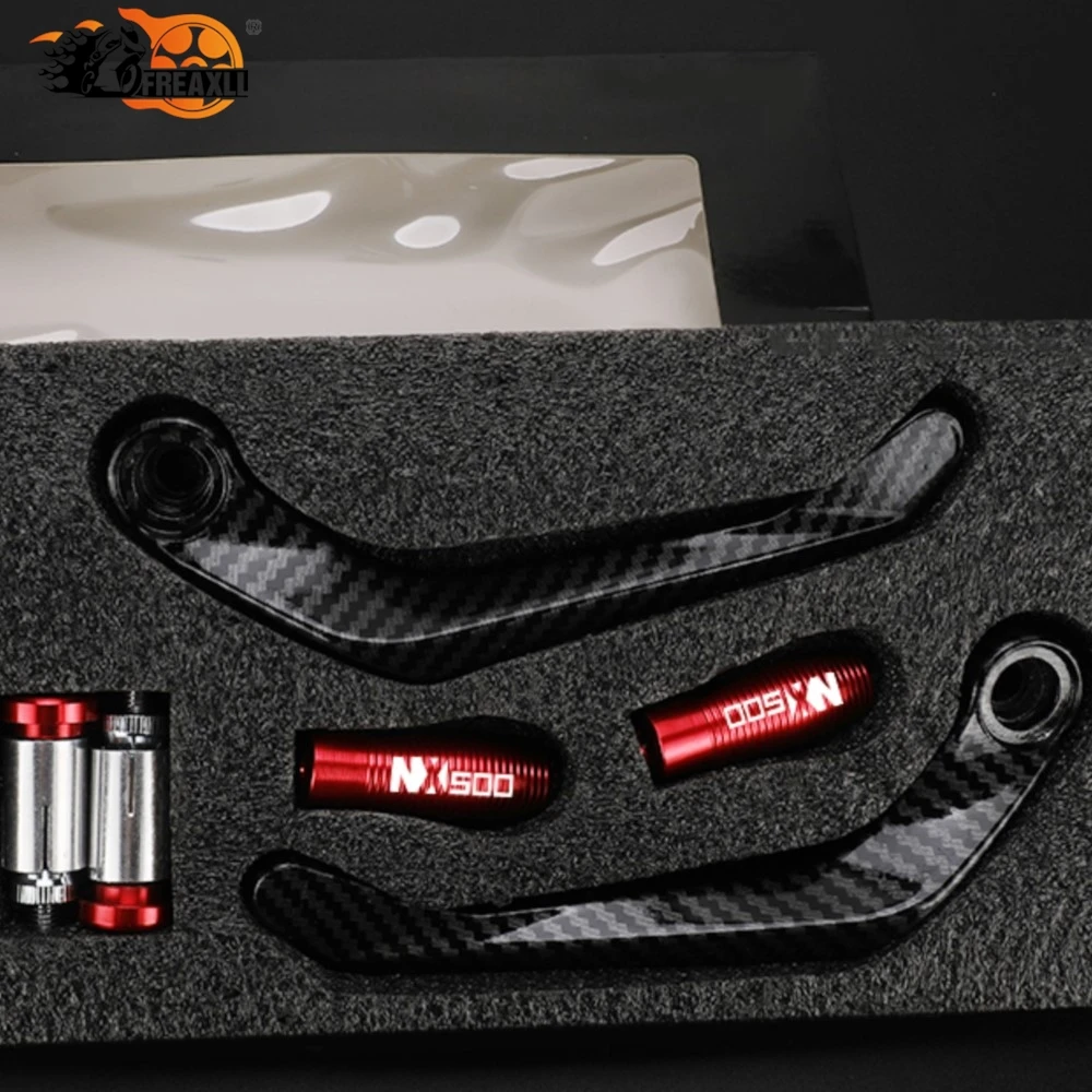 Para honda nx500 nx 500 NX-500 2023 2024 2025 acessórios da motocicleta cnc guiador alavanca de freio embreagem apertos mão guarda protetor