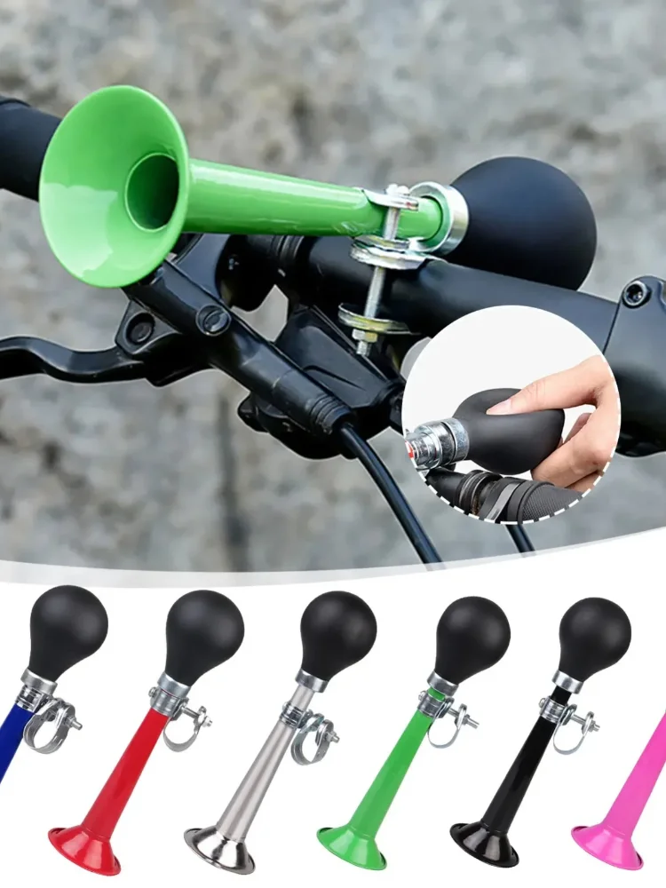 AliExpress SHENGMEIYU Retro Clown Bike Horn Classic Vintage Metal Loudspeaker Hooter Horn For Vehicles Bicycles Golf Cart Rubber Alarm
