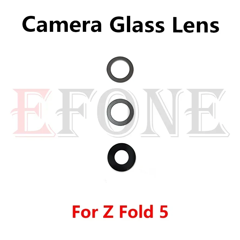 For Samsung Galaxy Z Fold 2 3 4 5 6 Flip 2 3 4 5 6 5G Rear Back Camera Glass Lens With Glue