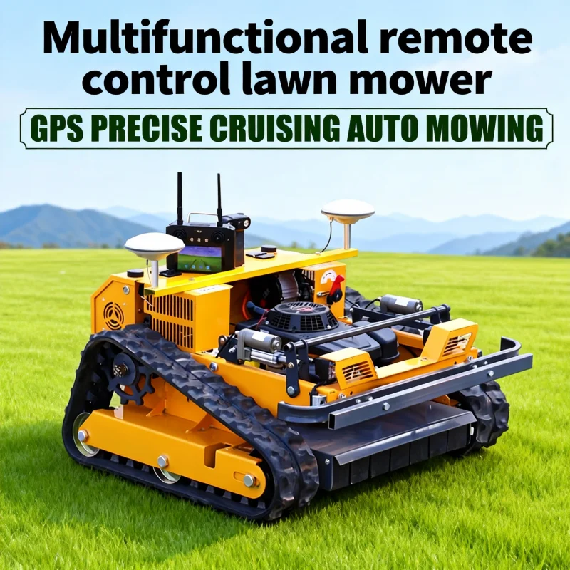 

Customized GPS-Equipped Automatic Lawn Mower - Wholesale Price Mini Smart Rubber Crawler for Efficient Grass Cut