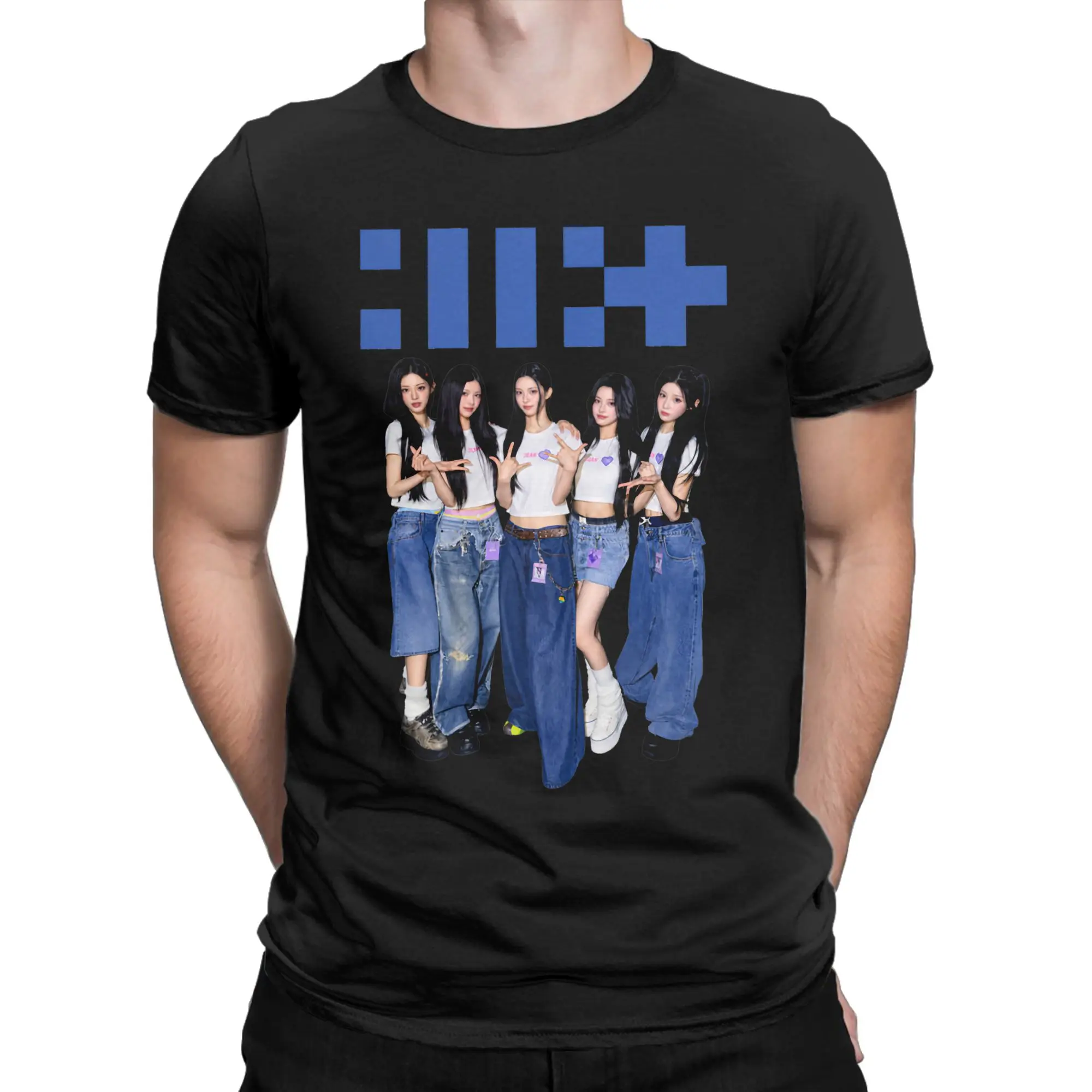 ILLIT South Korea Girls' Group T Shirt Summer  Hippie T Shirts Couple O Neck Plus Size Top Tees Short-Sleeve Vintage Tshirt