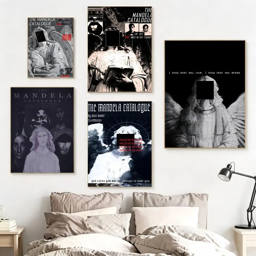 Horror The Mandela Catalogue Poster impermeable para el hogar sala de estar dormitorio bar decoracion estetica
