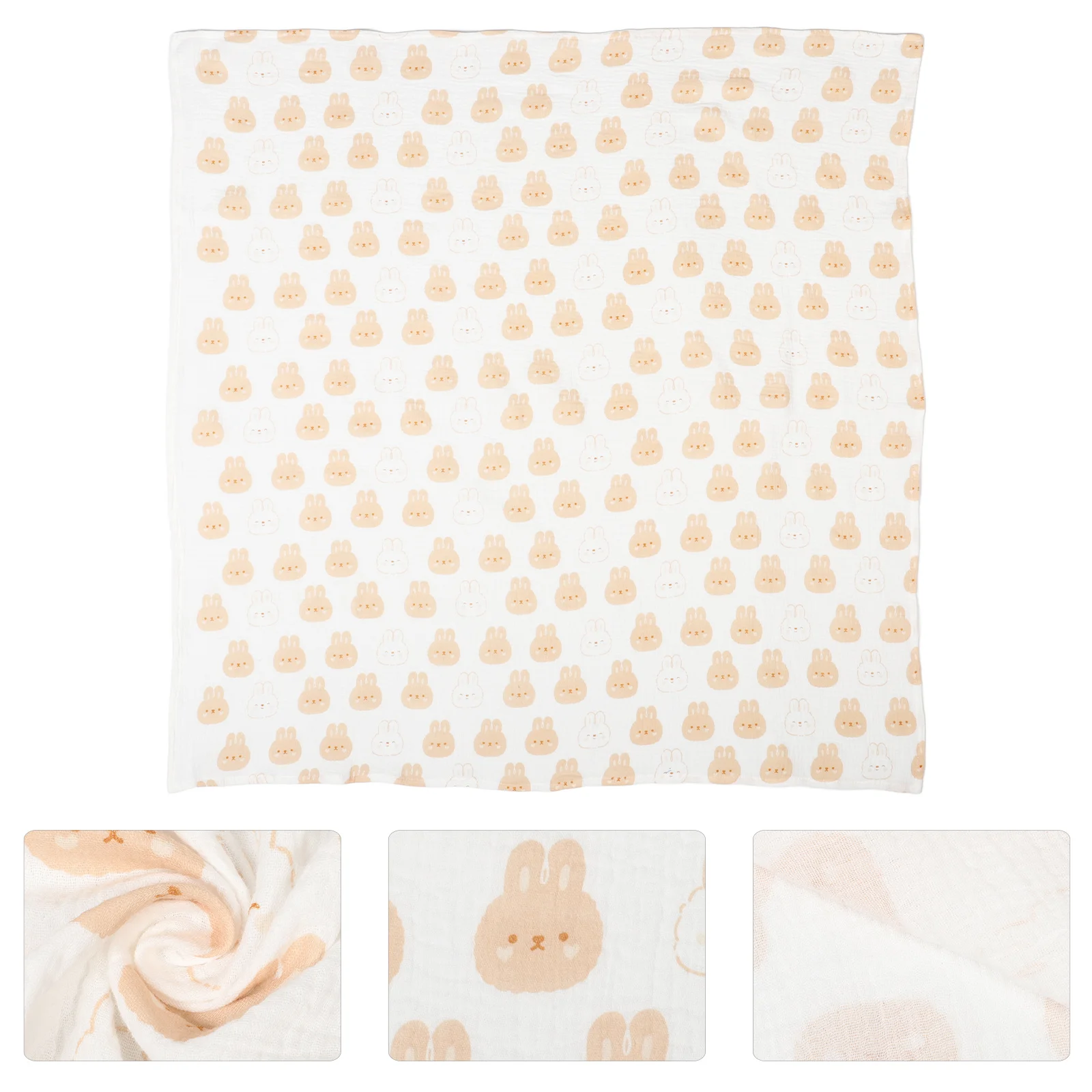 تنفس القطن الطفل قماط بطانية طبقة مزدوجة الصيف الوليد تلقي الحضانة بطانية لينة مريحة التفاف الحضانة البطانيات