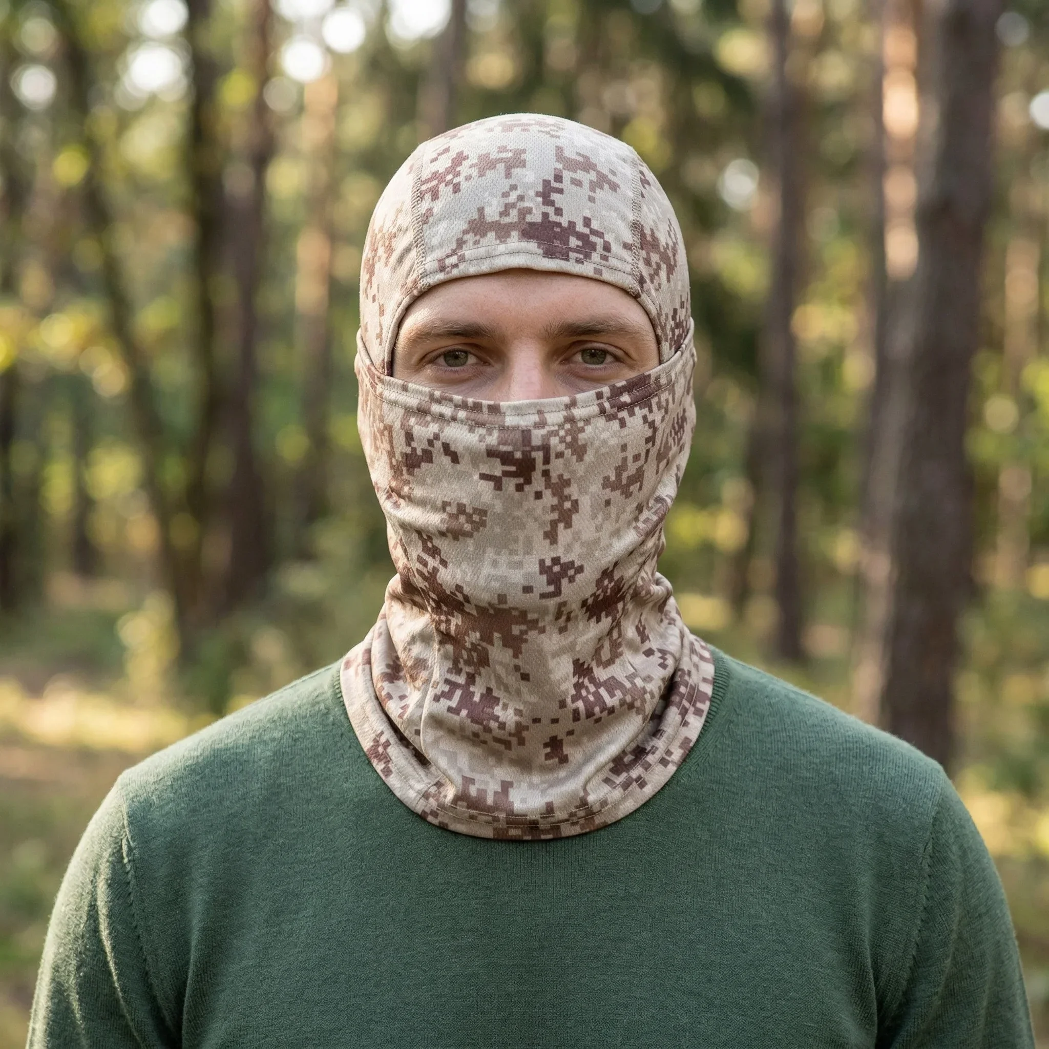 Sommerliche, elastische, atmungsaktive Sturmhaube für Damen und Herren, Sonnenschutz, Fahrrad-Vollgesichtsmaske, Schal zum Wandern, Angeln, Skifahren – Detail 16