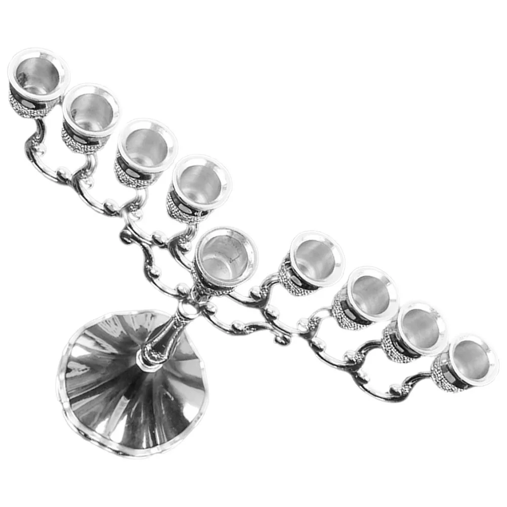 

European Style Holder Tabletop Candelabra For Wedding Dinner Party Metal Candlestick Stand Living Room Decor