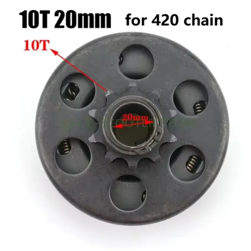 【2026】10t 11t 12t 13t For 16mm 19mm 20mm For 35 Link 420 Link 428 Link Centrifugal Automatic Clutch Fit GO Kart Minibike