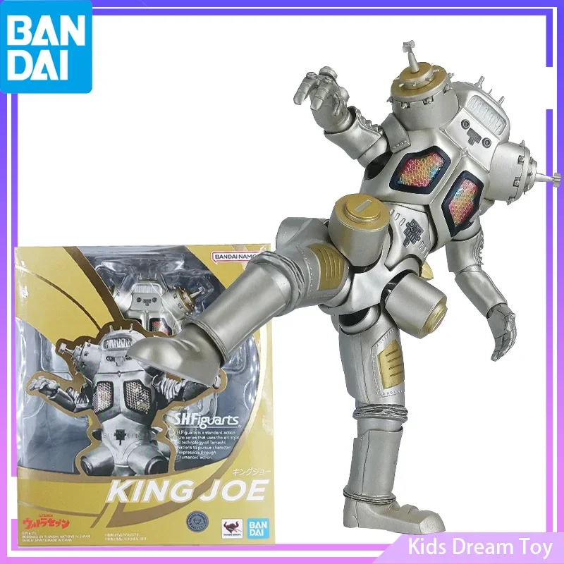 Bandai-Ultra Seven King Joe Action Figure Toys for Boy, SHF Anime, original S.H.Figuarts, brinquedos modelo de coleção, brinde para crianças