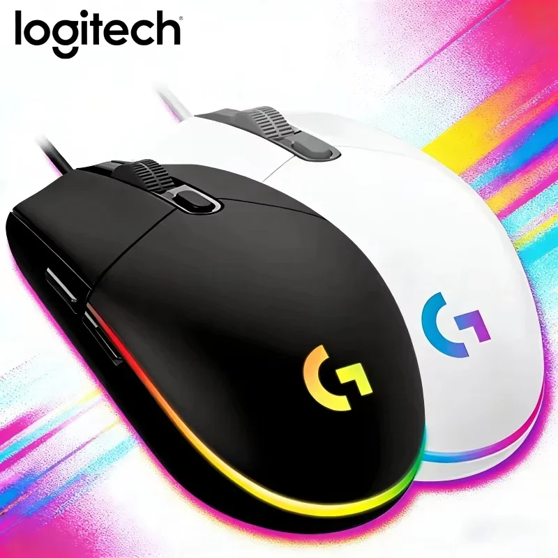 Logitech G305 Mouse Gamer Wireless LIGHTSPEED 12000 DPI Hero 1ms Report Rate Precise Positioning Lightweight for Desktop PC