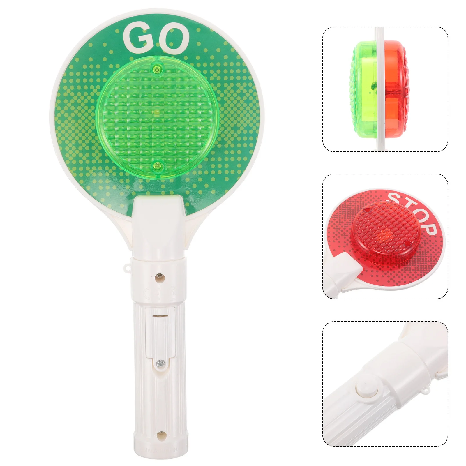 

Police Stop Sign Handheld Lightweight Prop Realistic Design for Kids Adults Halloween Carnival Roleplay Accessories