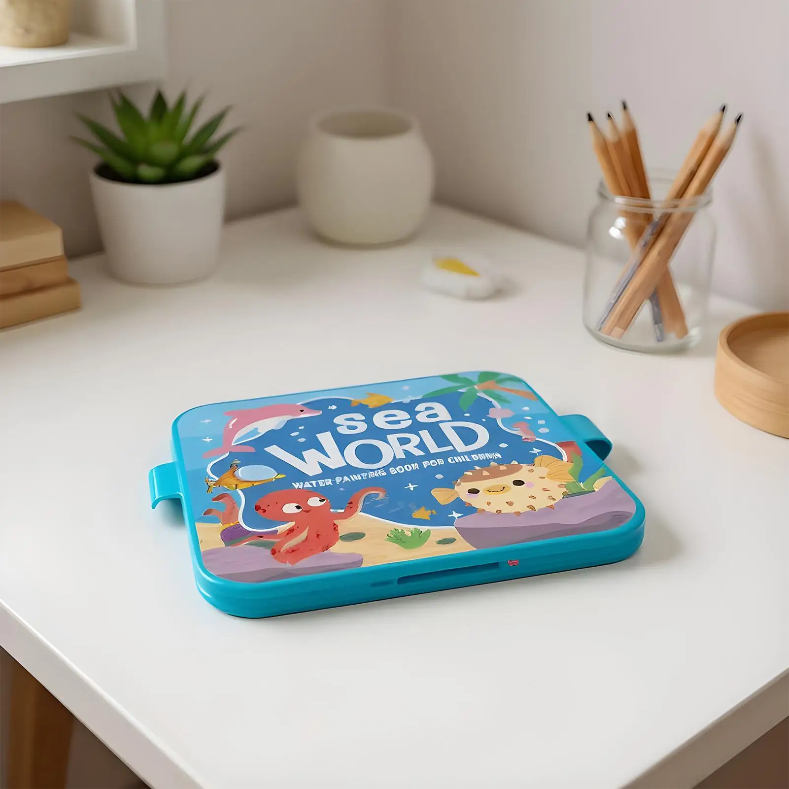 Fai da te Doodle Libro da disegno ad acqua Libri da colorare con penna Regalo di compleanno e festa per bambini che imparano giocattoli educativi Montessori