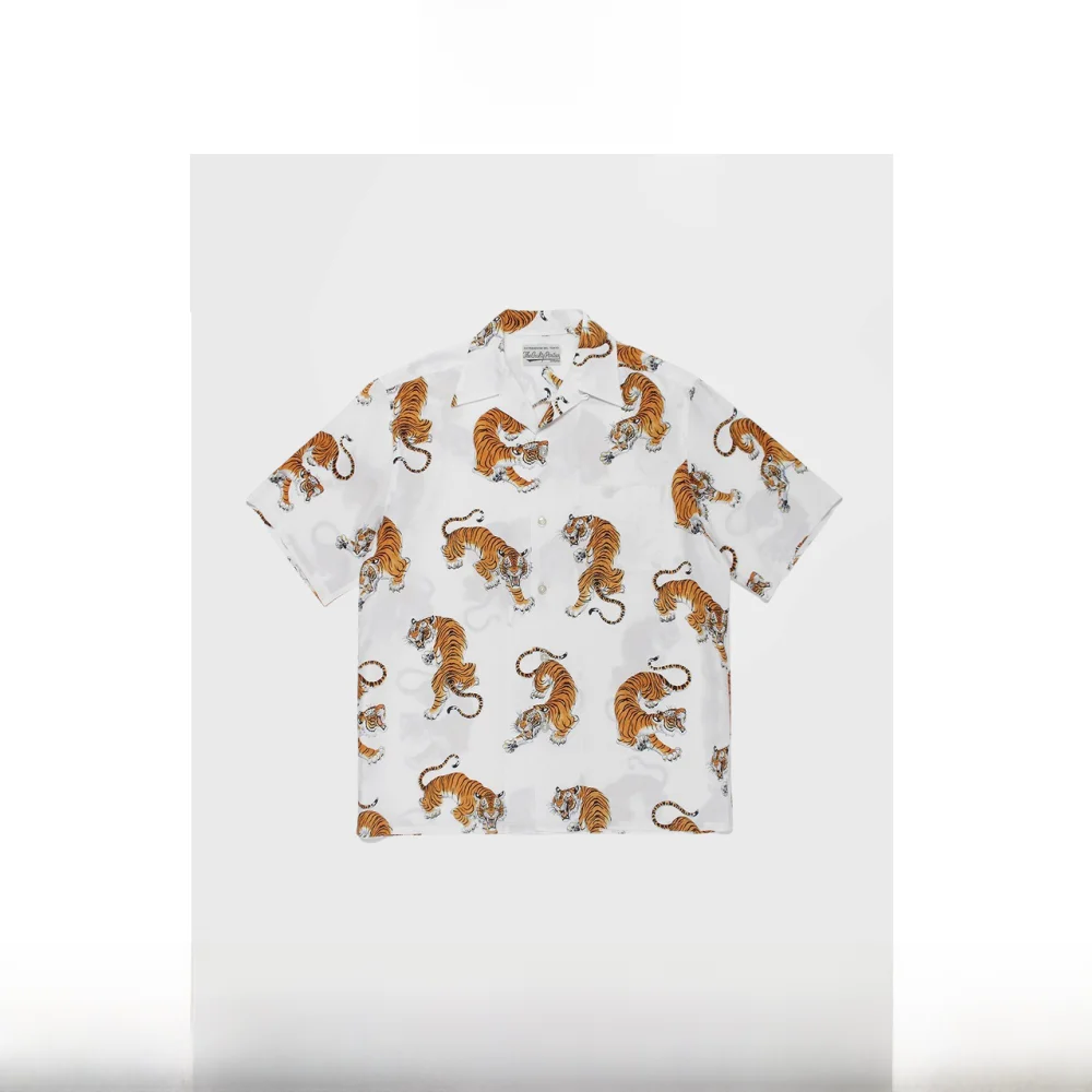 

Humans Mades 2025 Autumn Limited Edition TIM LEHI Summer Tiger Hawaii ort Sve Men's irt Faionable Sun Protection Cas...